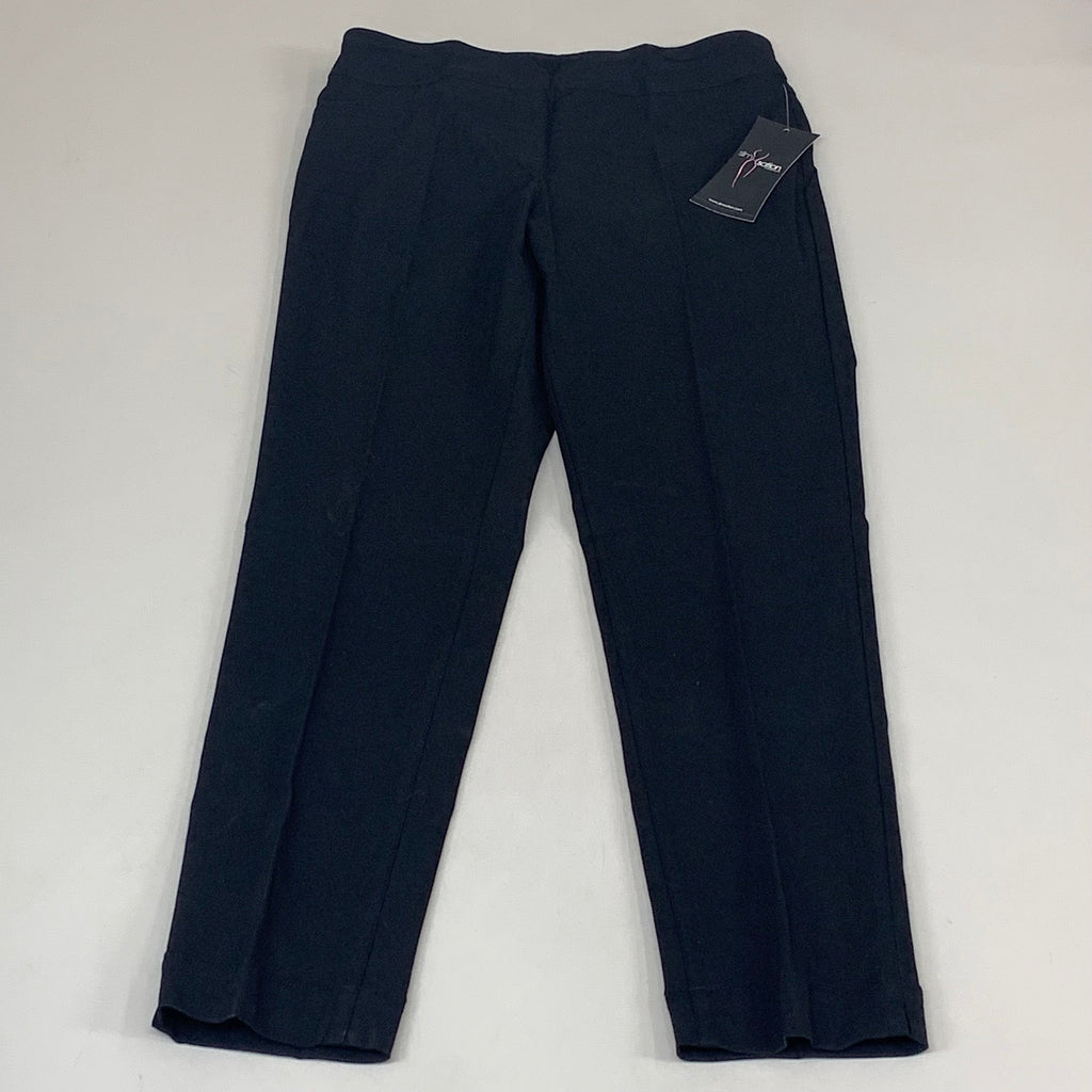 MULTIPLES Narrow Leg Pant Petite Women's Sz 10 Black