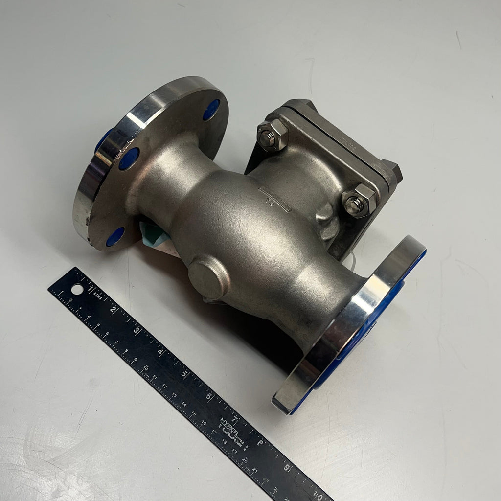 ALOYCO Integral Seat Swing Check Valve 150 Flange API Trim 10 316SS 2" 377C02020