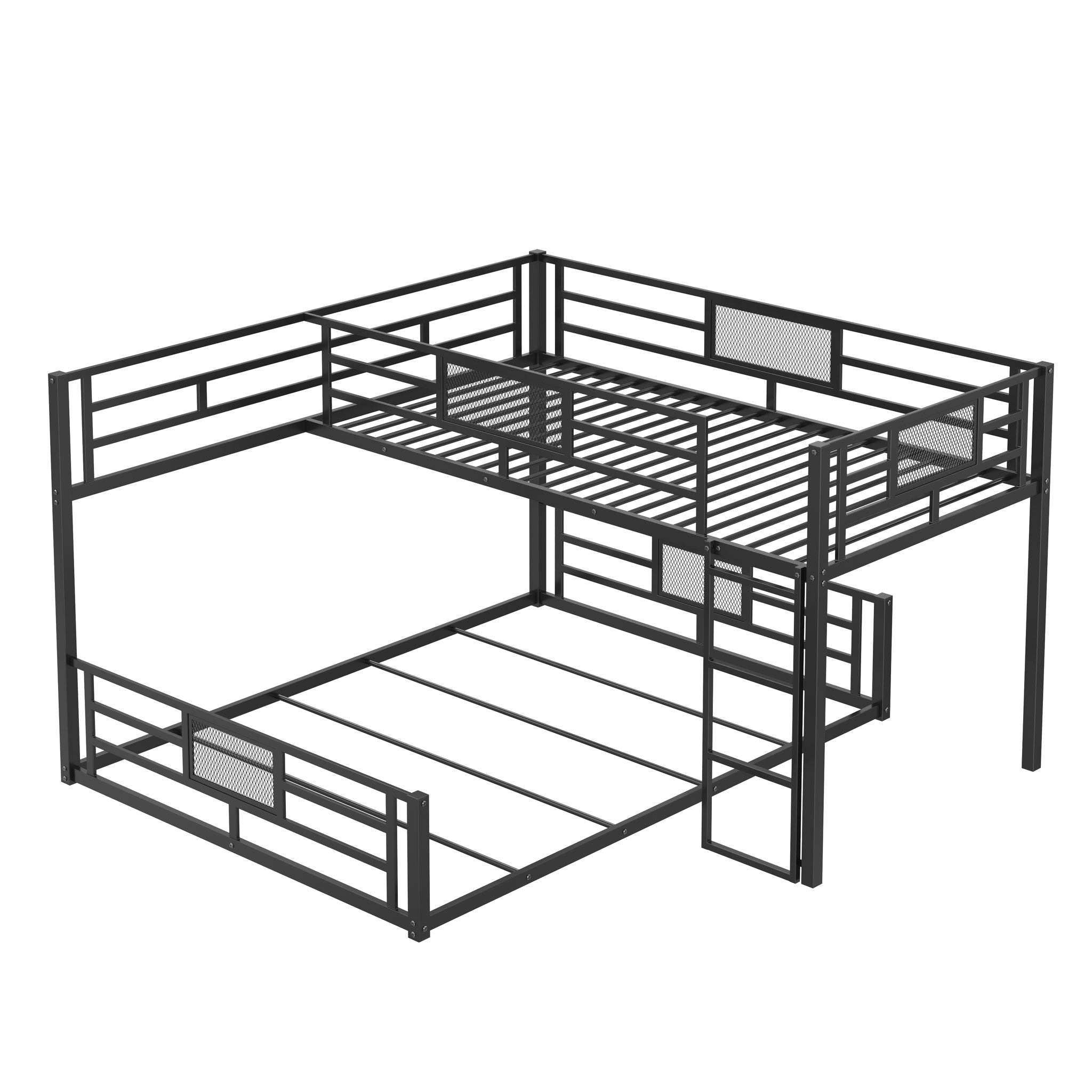 L-Shaped Bunk Bed & Safety Guaranteed