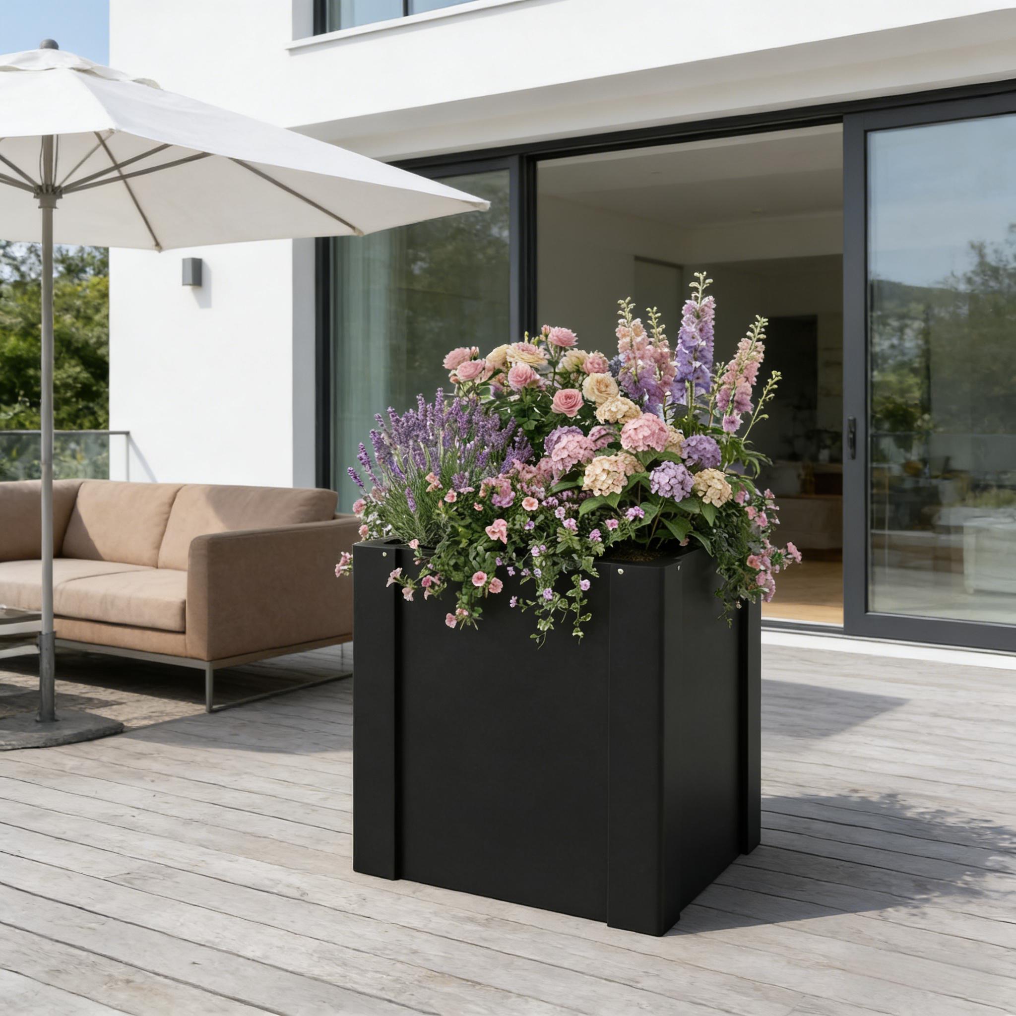 Modern Planter Bed, Outdoor Planter Box, Elevated Garden Bed
