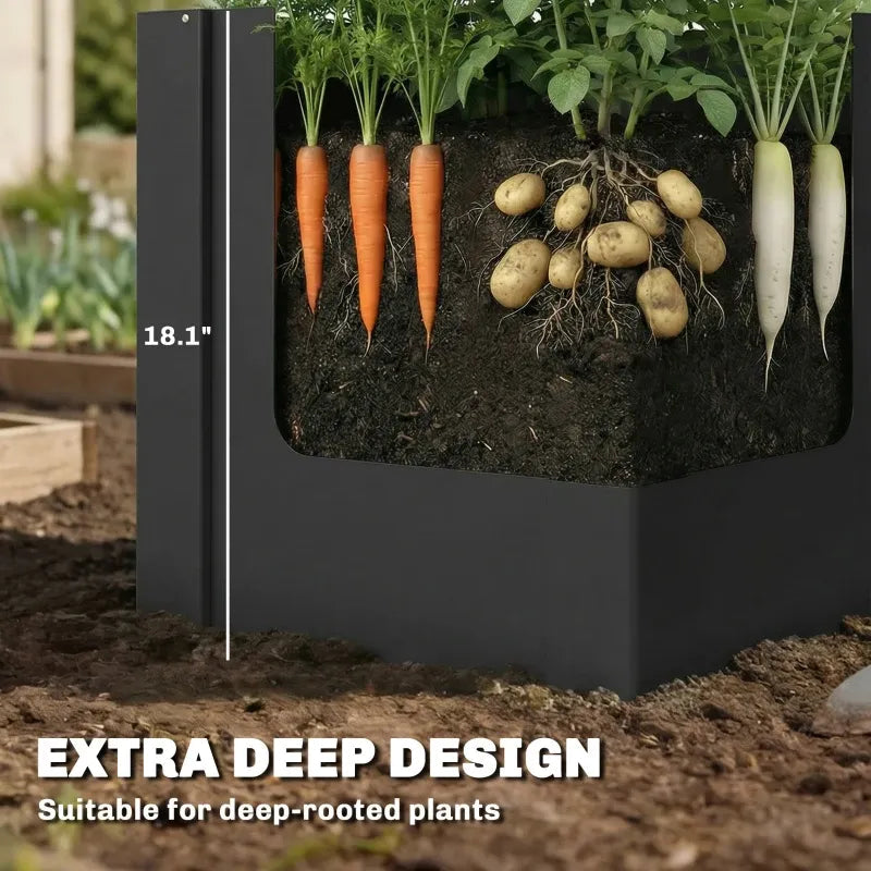 Modern Planter Bed, Outdoor Planter Box, Elevated Garden Bed