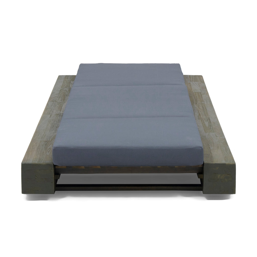 Gray Broadway Ian Chaise Lounge Cushion (Triple Folds)