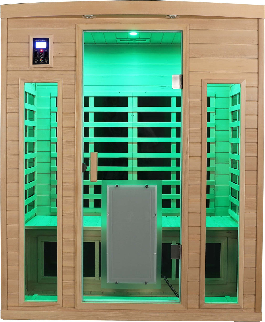 Low EMF Three person Far infrared sauna room (Front & Rear)