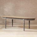 Colette 94' Reclaimed Wood Oval Dining Table