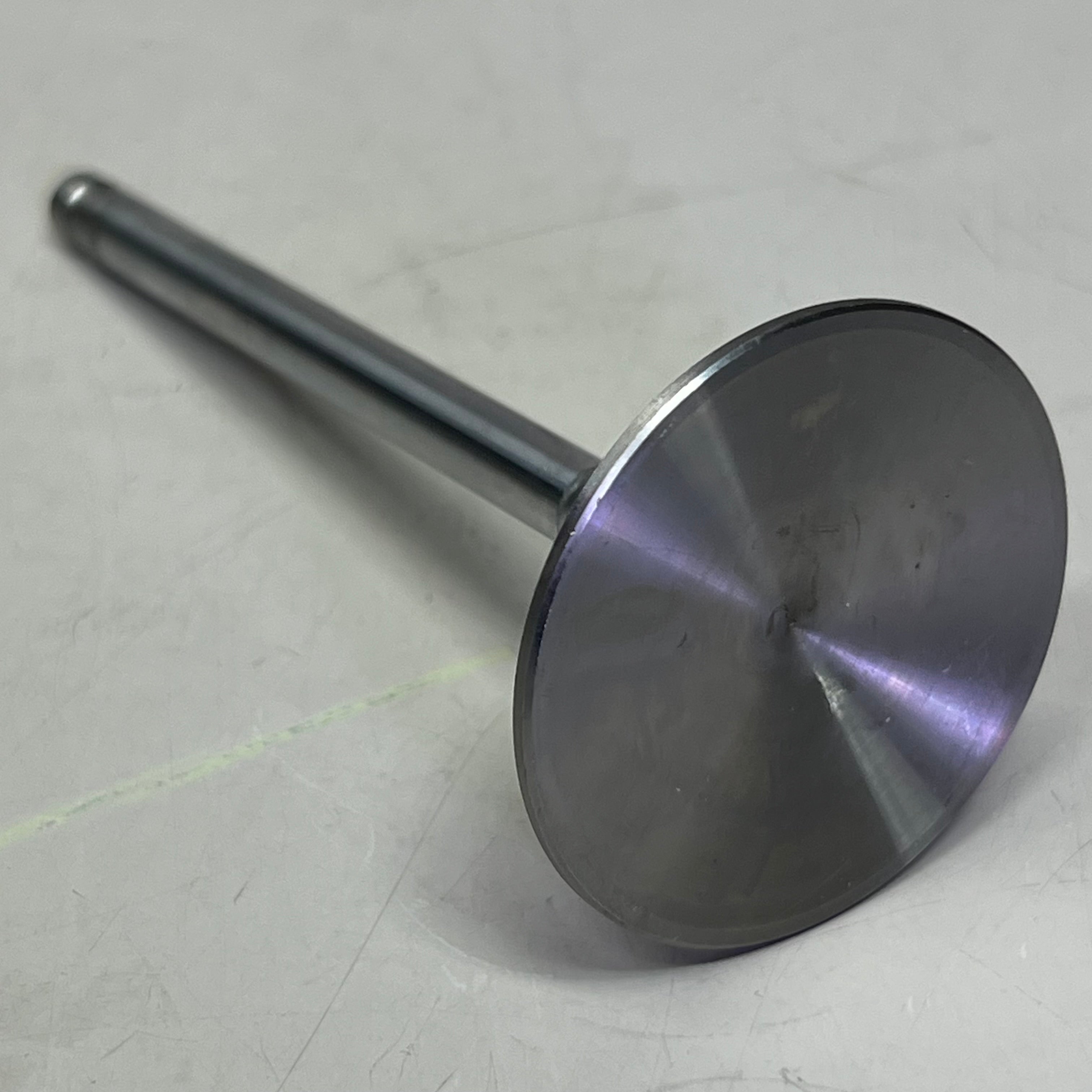 (Set of 4) Super Duty Steel Intake Valves 2.05+1.6", Silver 1016