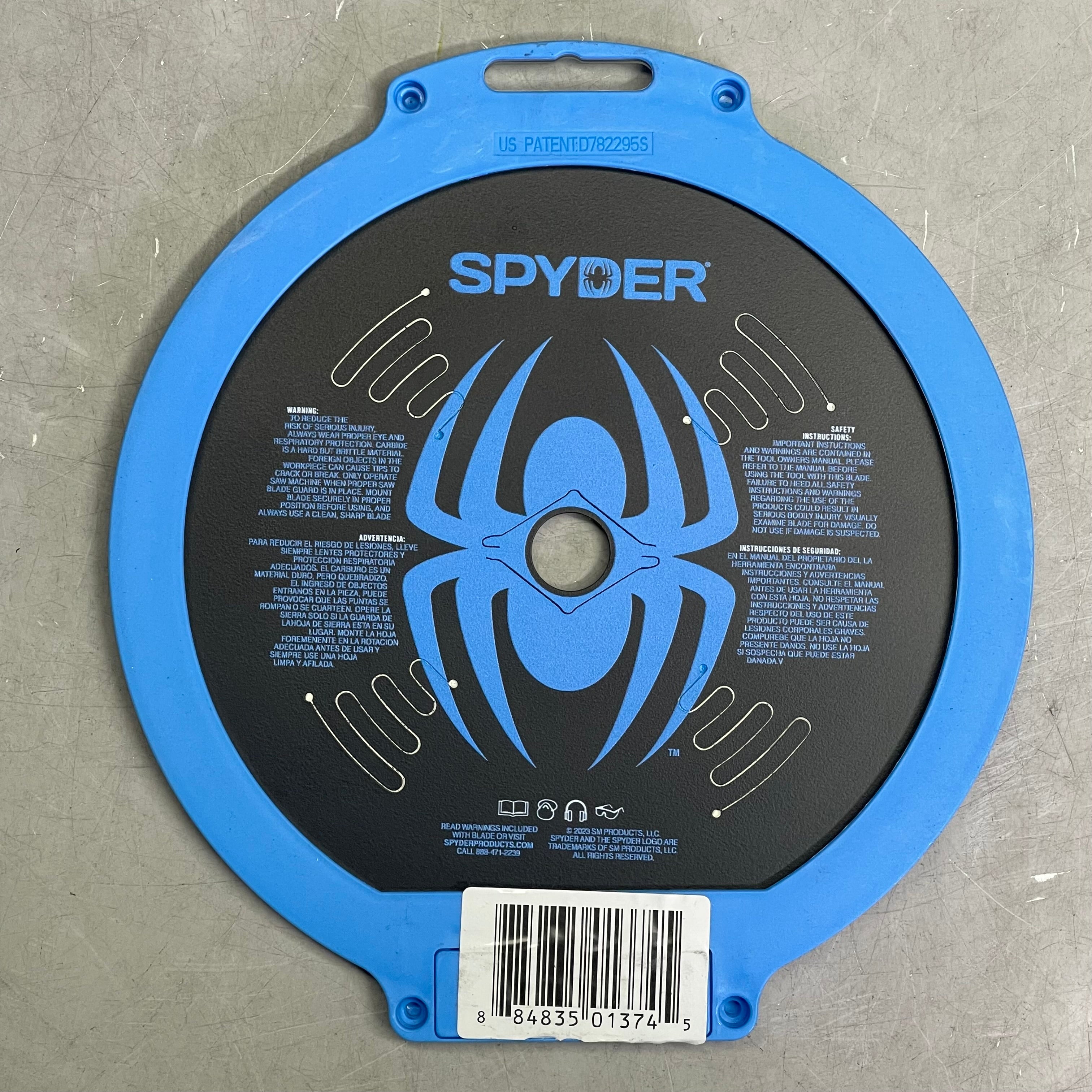SPYDER Tarantula Steel Cutting Circular Saw Blade 56-Tooth, 7-1/4" Black 13502