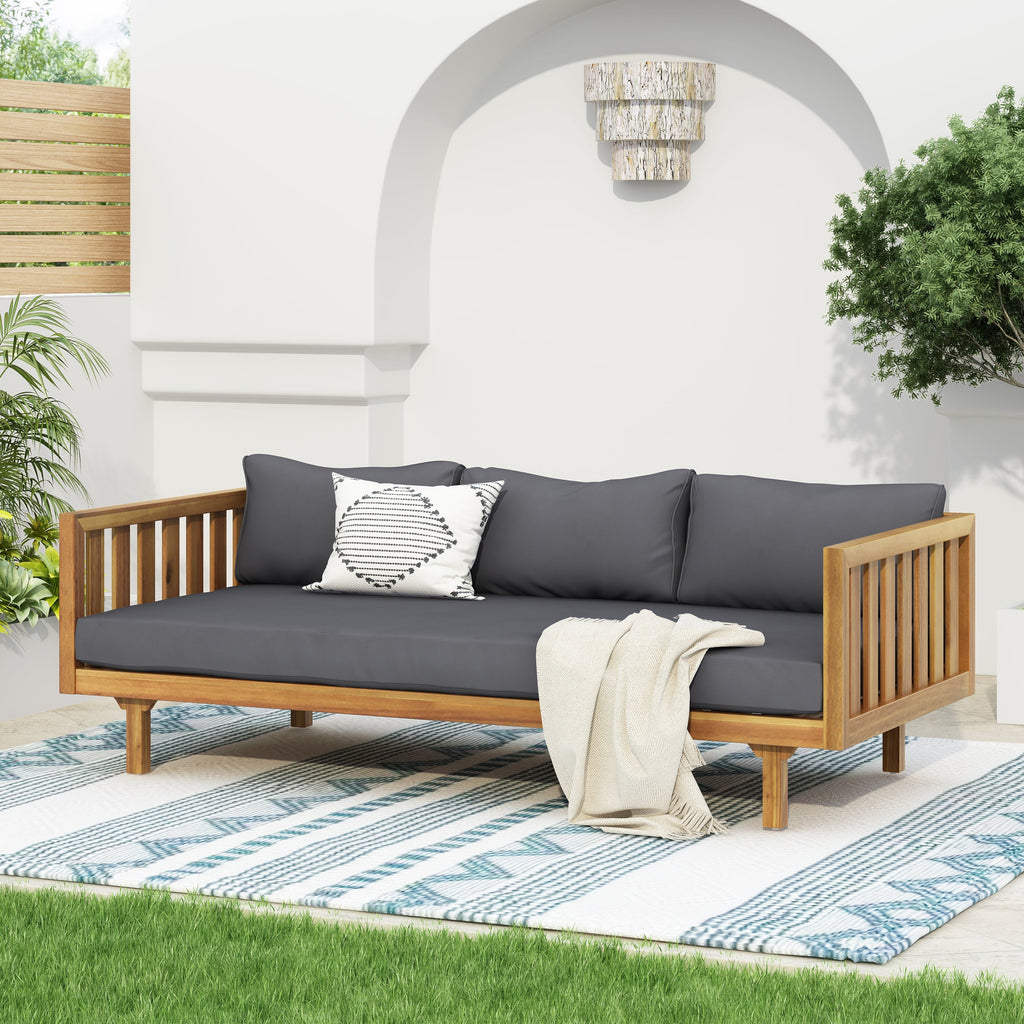 Claremont 3 Seater Daybed (Dark Gray)