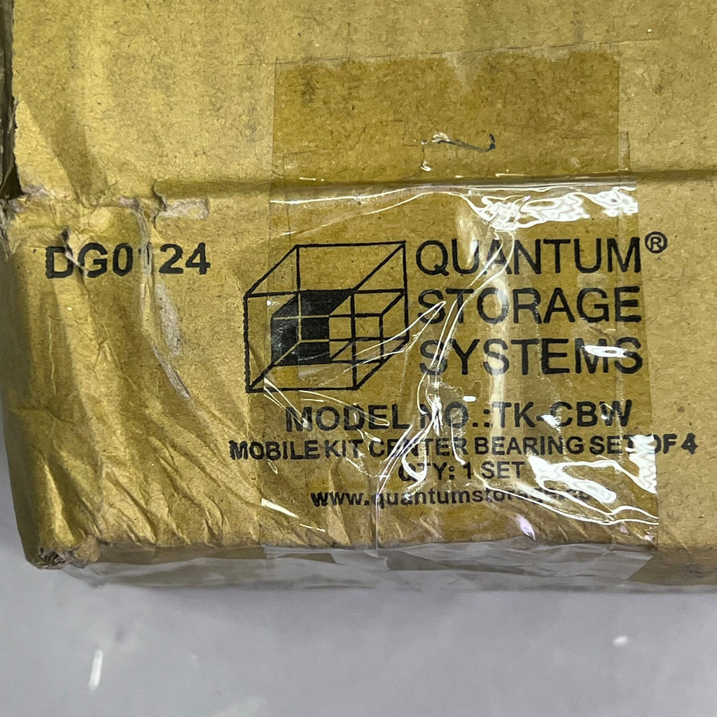 QUANTUM STORAGE SYSTEMS (Set Of 4) Mobile Unit Track Rollers Made In USA TK-CBW