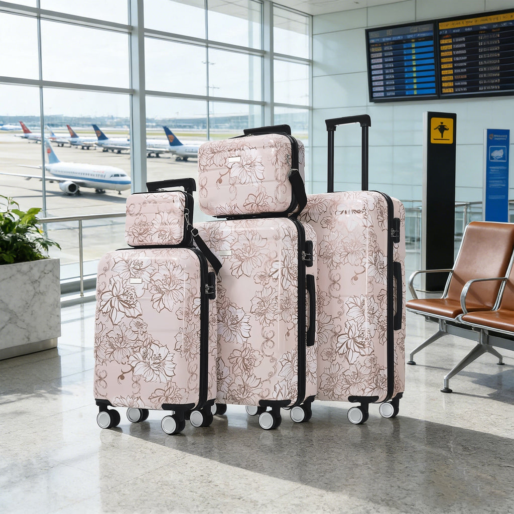 GigaTech 5-Piece PC+ABS Hardside Luggage Set