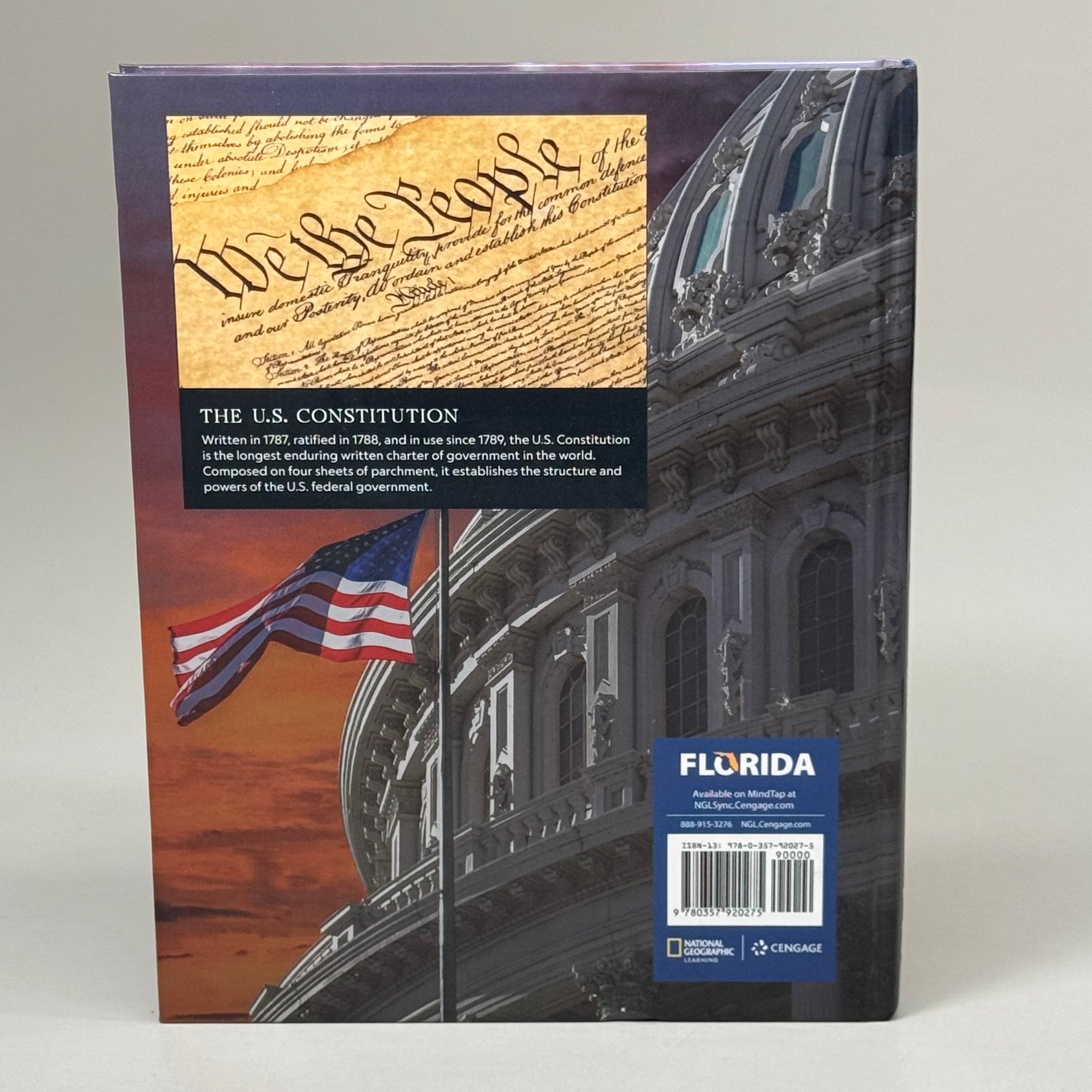 NATIONALGEOGRAPHIC Teacher Guide American Government '24 Florida Hardcover As-is