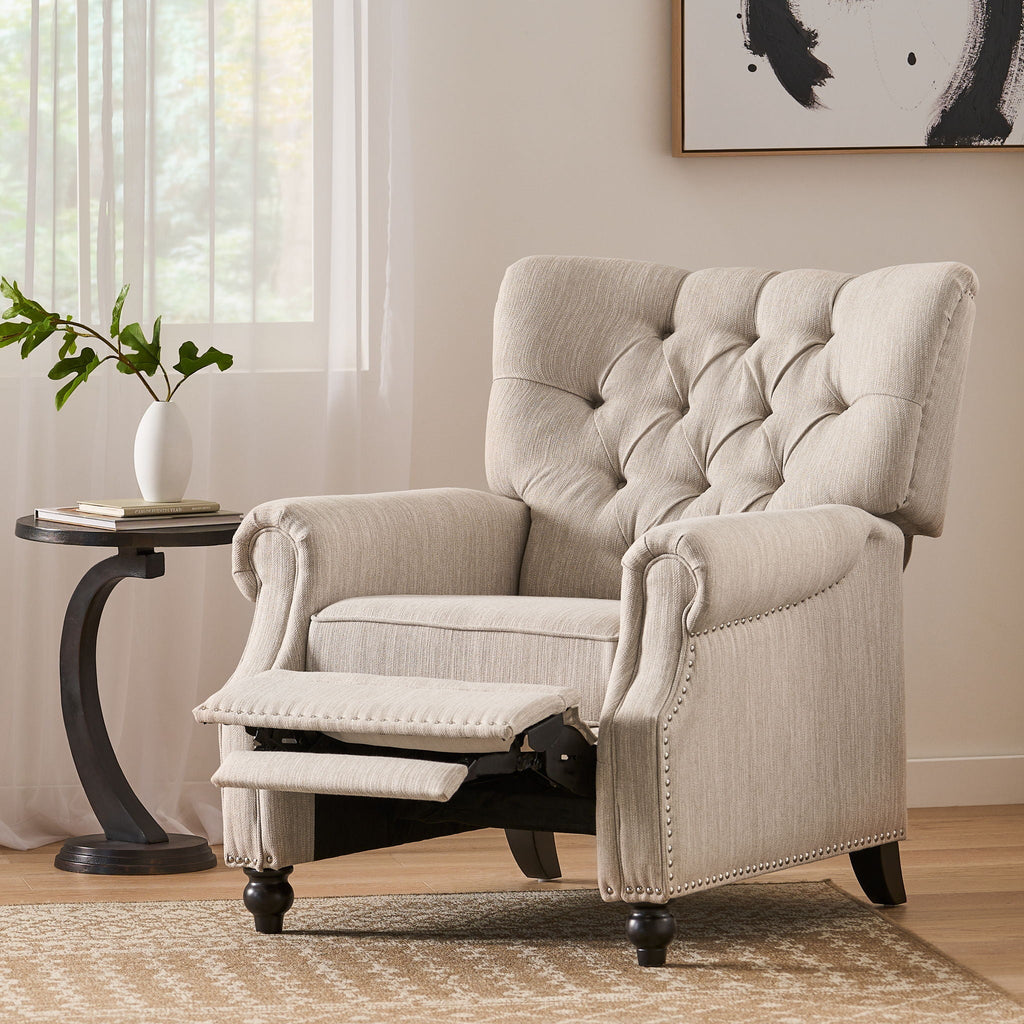 Welch Contemporary Tufted Pushback Recliner