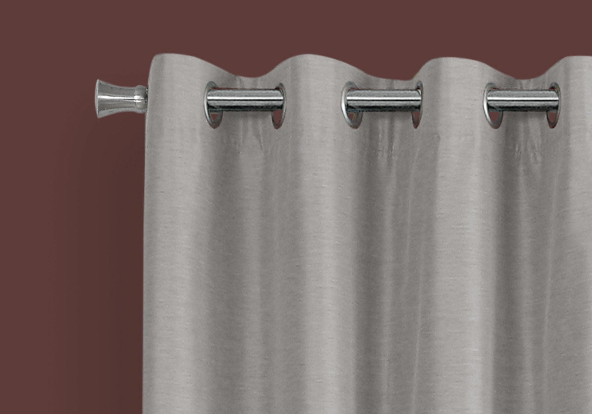 2 Pieces Set Room Darkening Curtain Panels with Grommet