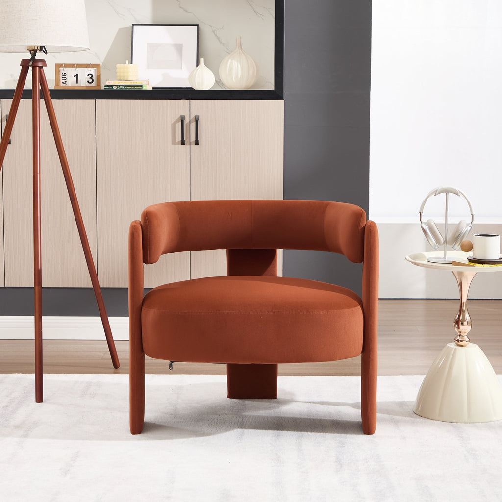 Accent Chair for Living Room, Velvet Comfy Single Sofa Chair