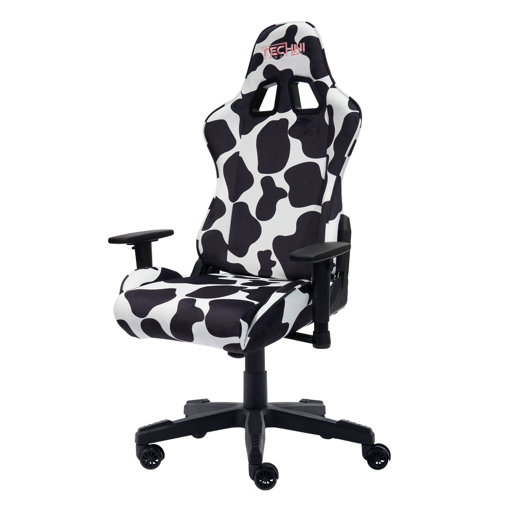 TS85 Cow Print LUXX Series Gaming Chair