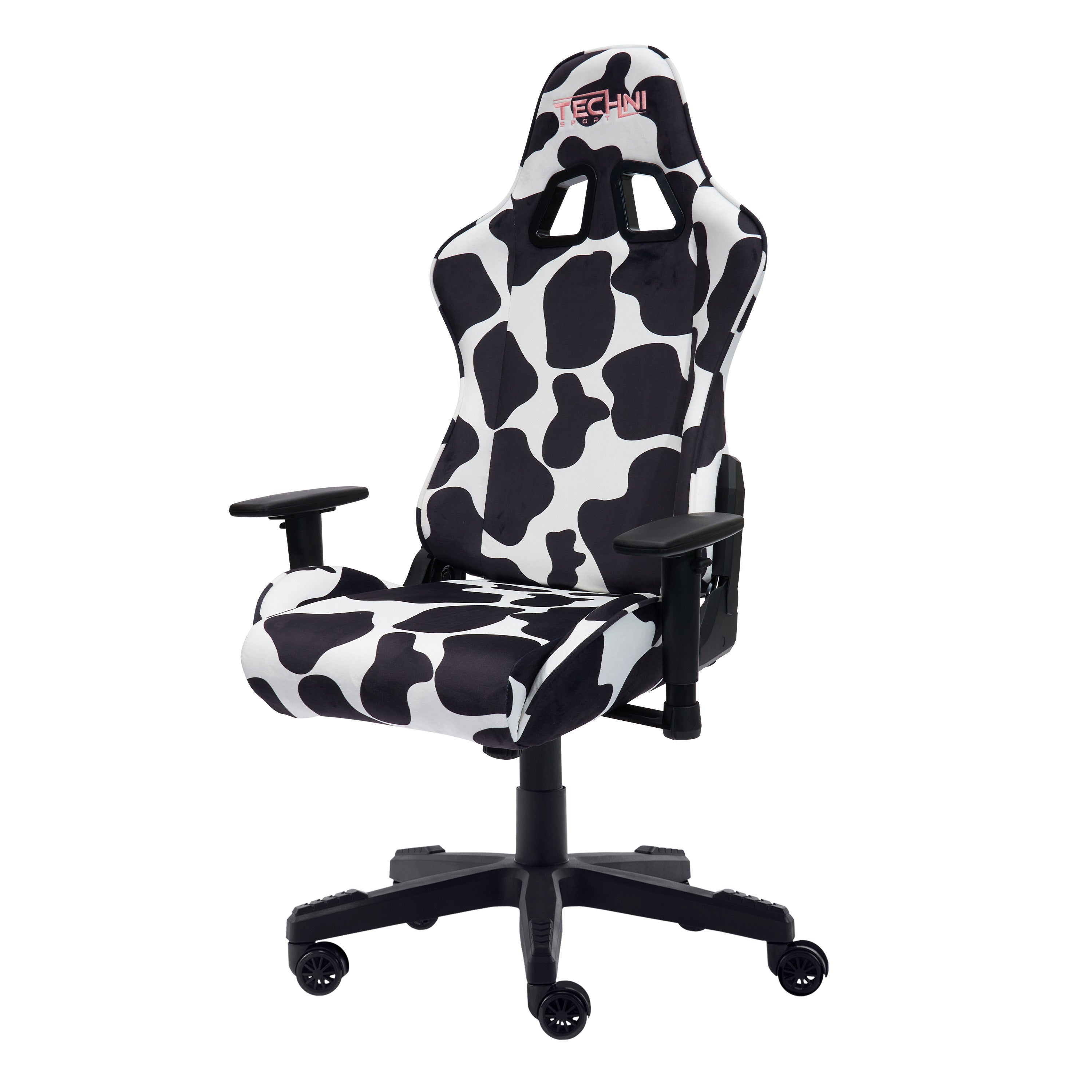 TS85 Cow Print LUXX Series Gaming Chair