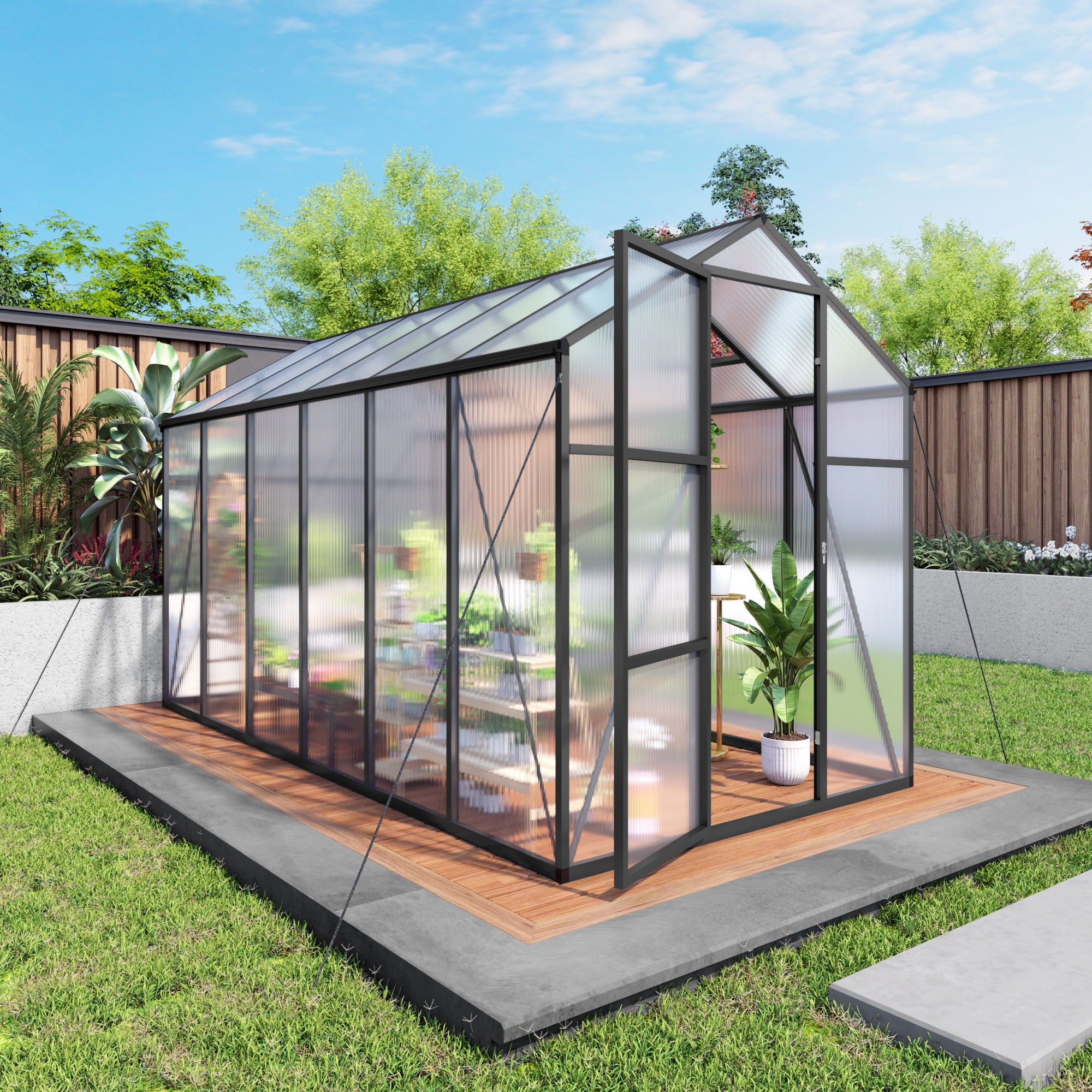 Gain Height Windproof house With Raised Base