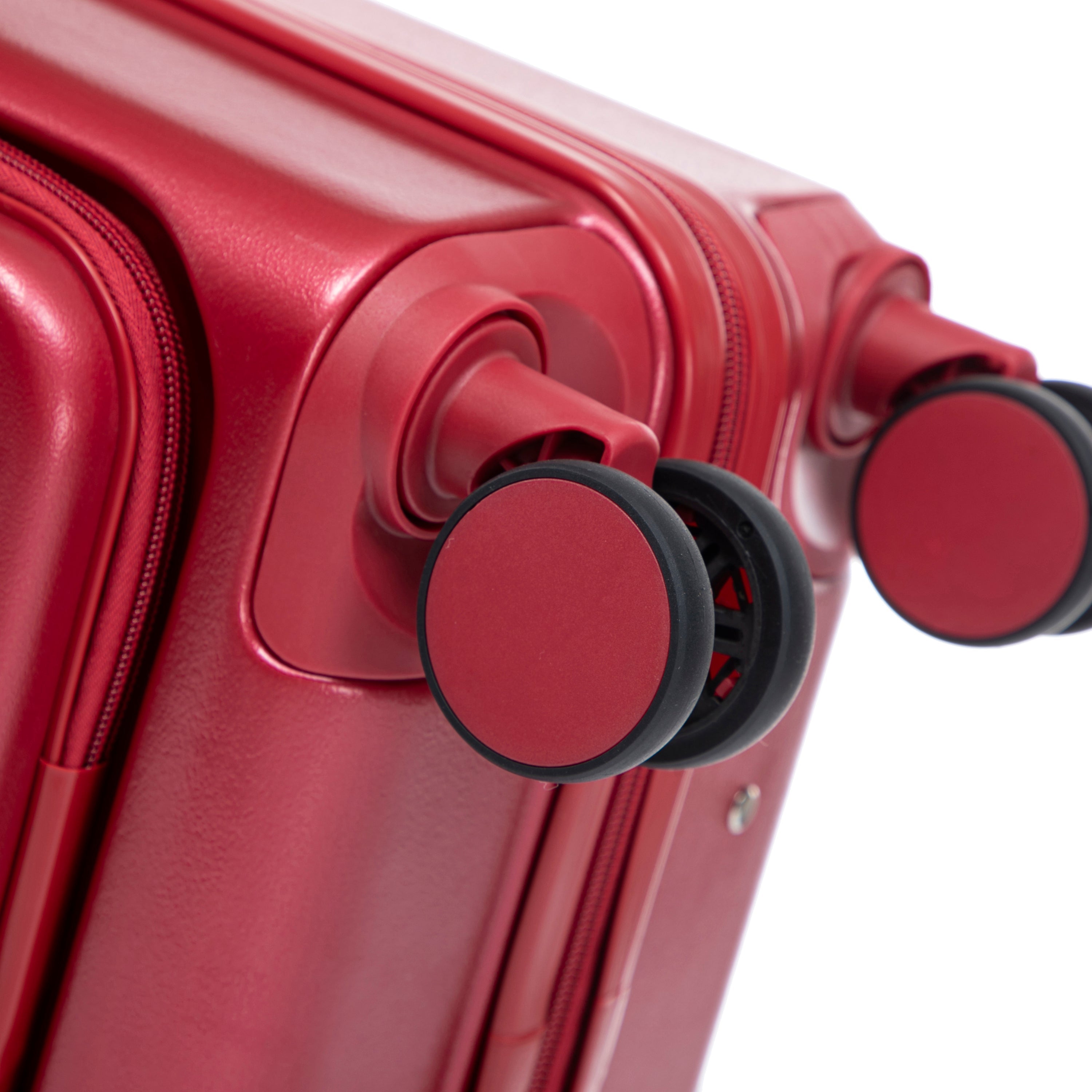 14'/20' 2 pcs ABS Spinner Wheel Luggage Set with Combination Lock and Front Opening Design