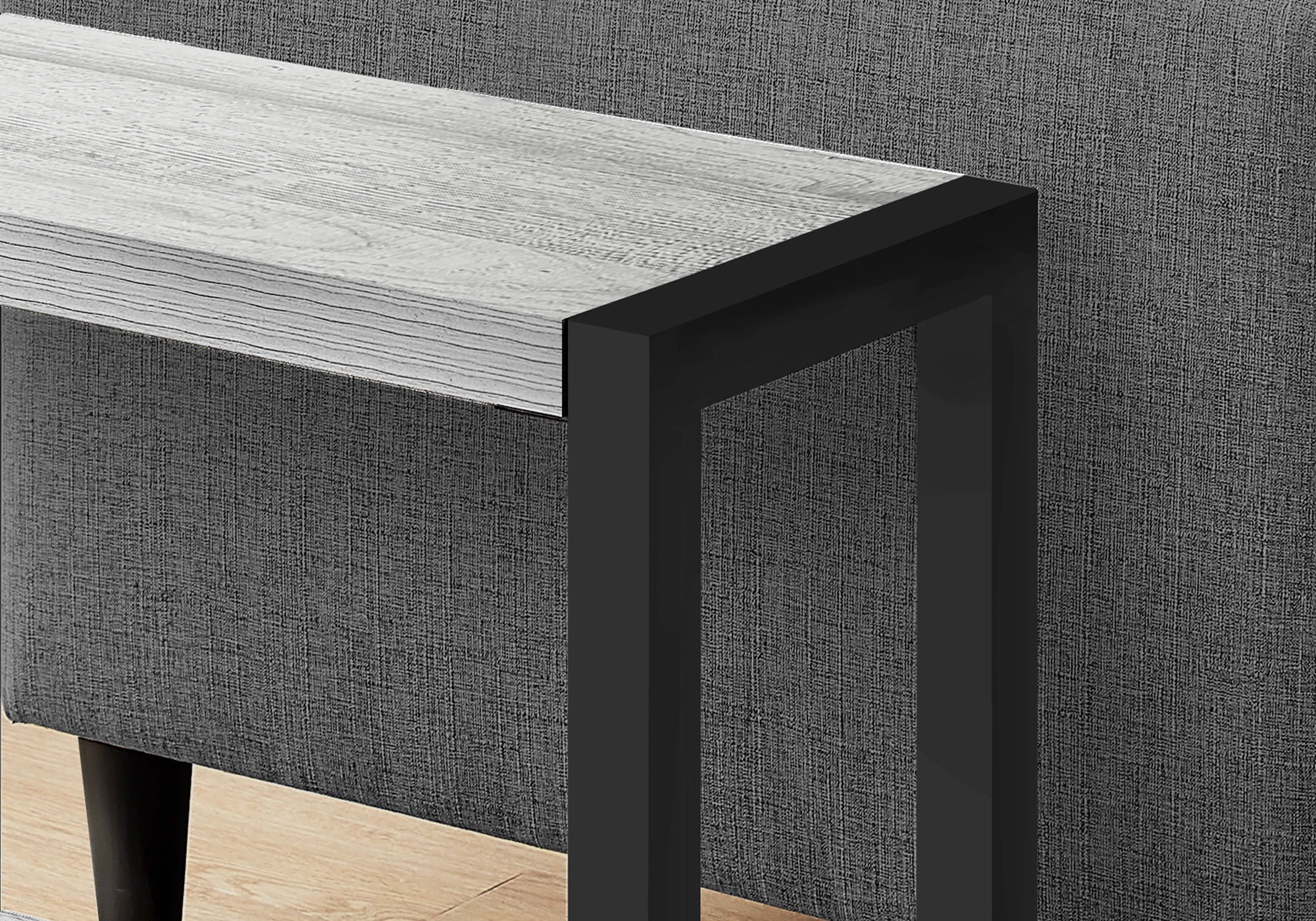 Accent Side Table Narrow Small 2-Tier Contemporary Modern