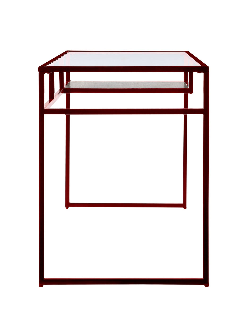 Yasin Glass Top Writing Desk