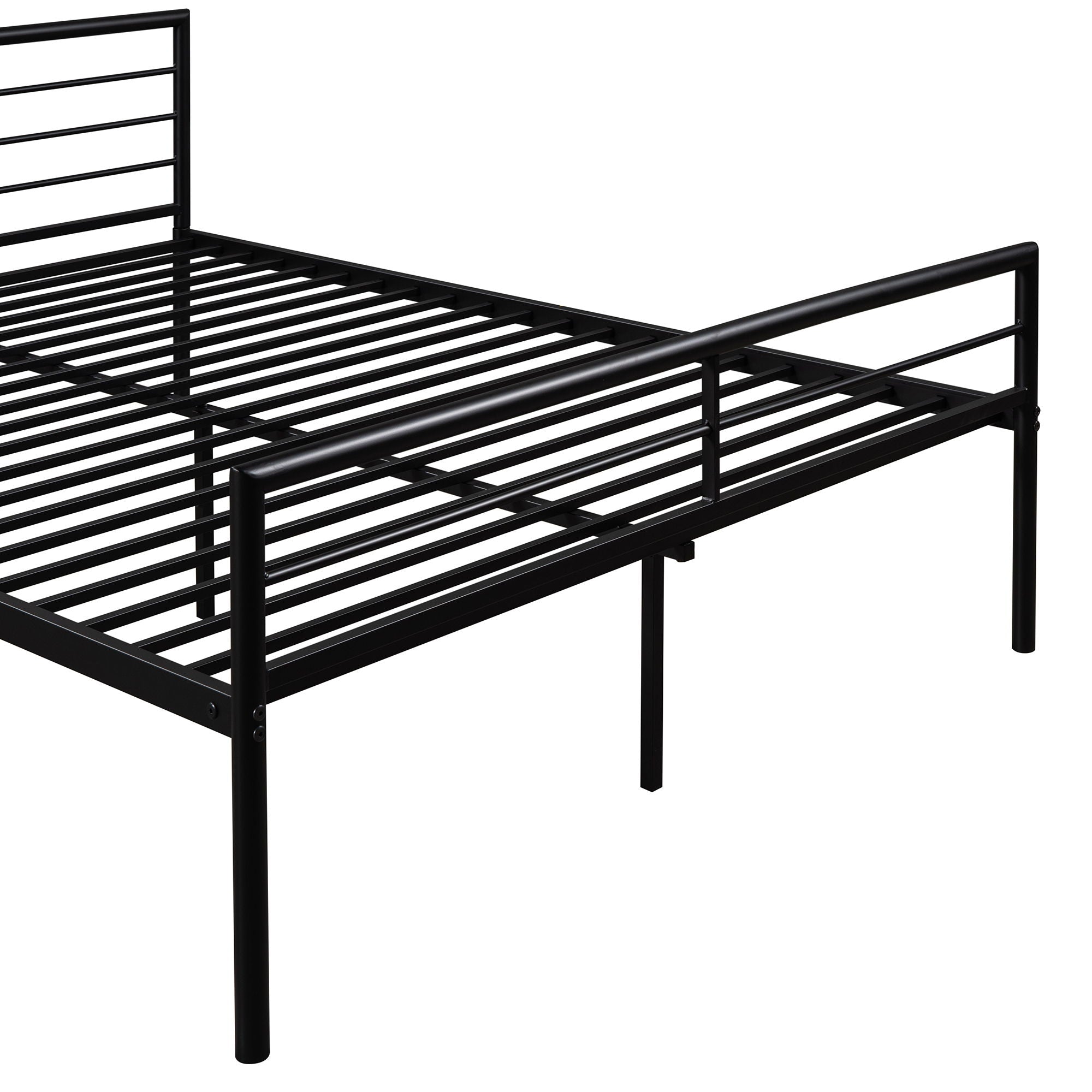 Bunk Bed With Desk, Ladder And Quality Slats For Bedroom