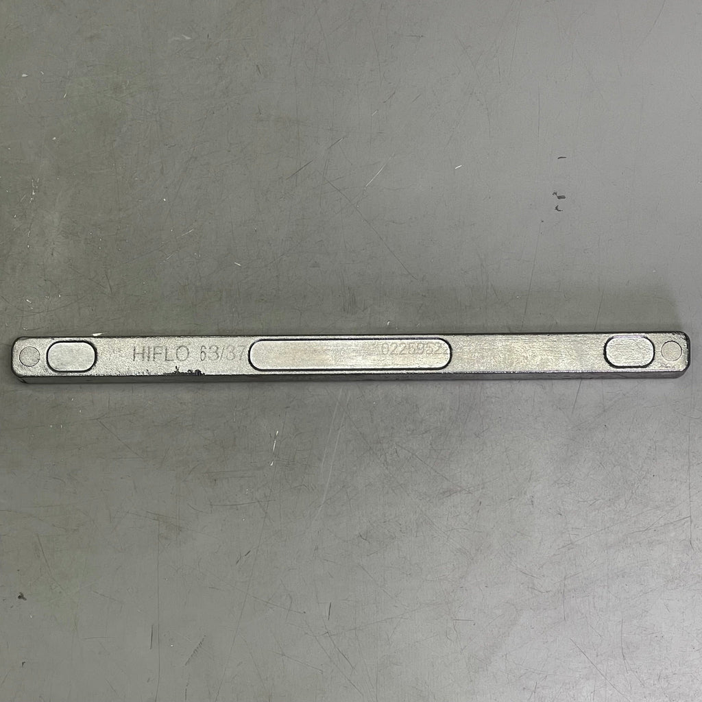 Solder Bar HiFlo Sn63/Pb37 13" x 0.75" x 0.75" Tin/Lead 02259522