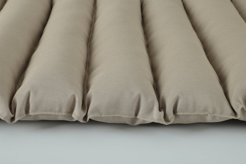 2PCS Set Outdoor Lounge Chair Cushion Replacement - Khaki