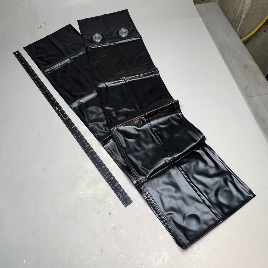 GLI Heavy Duty Double Water Tube Pool Cover 8' Black 50-0008WTD-HD-BLK