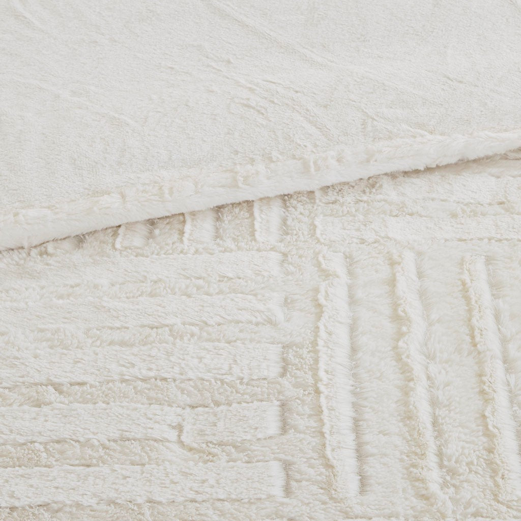 King/Cal King Fur Down Alternative Comforter Mini Set