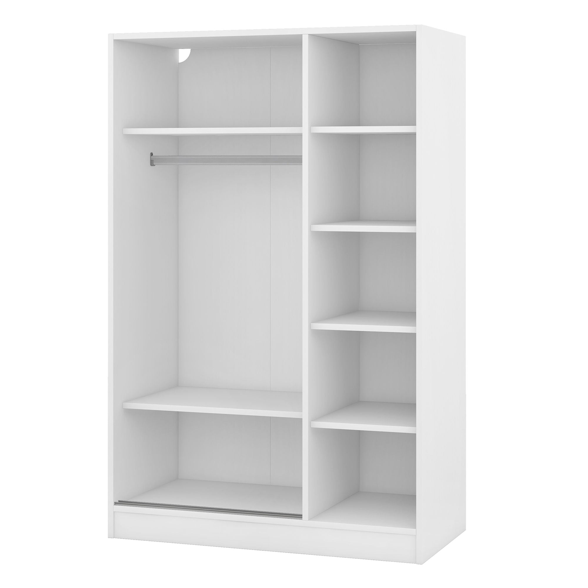 3 Door Shutter Wardrobe & Shelves