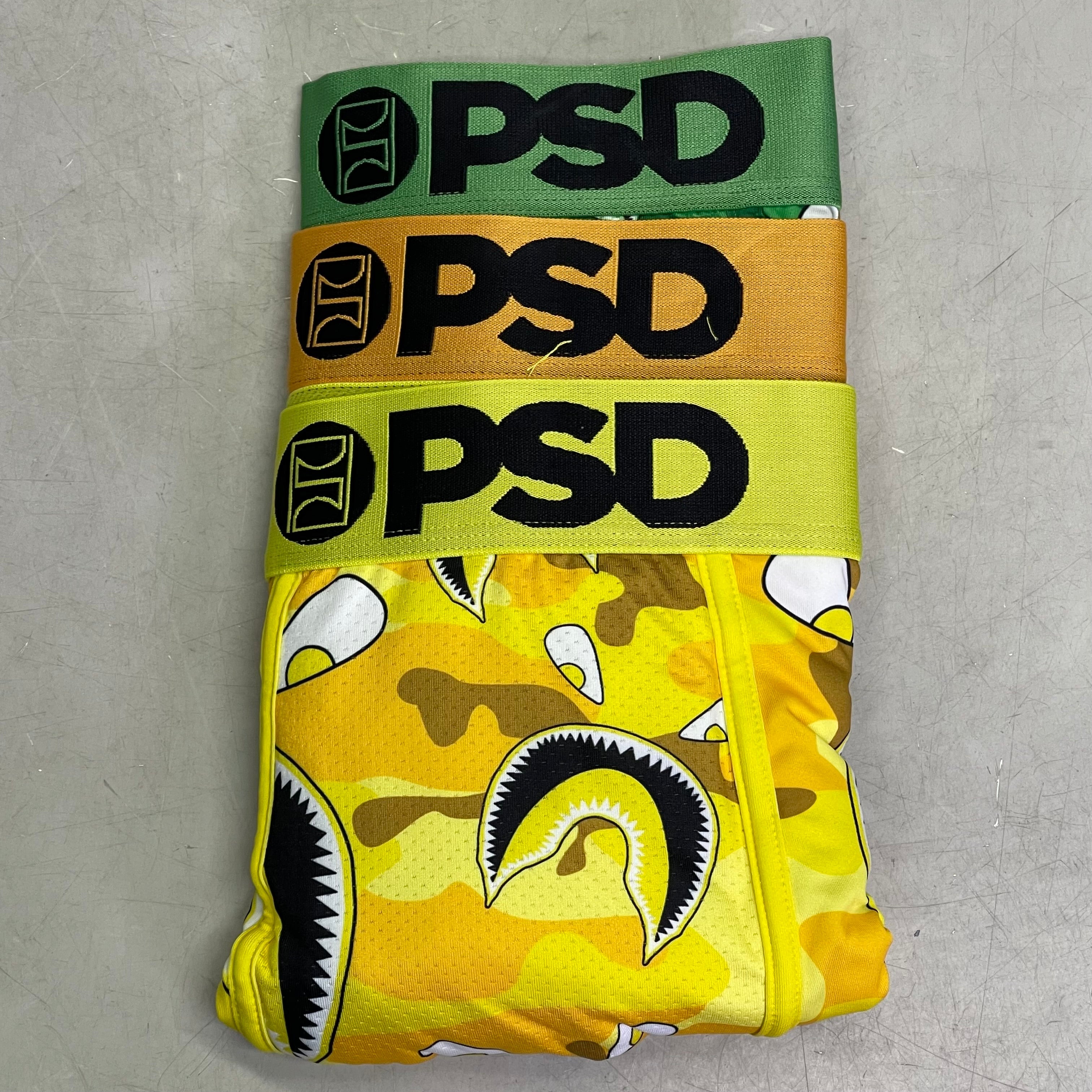 PSD (3 PACK) Warface Men's Boxer Briefs Large WF FACES