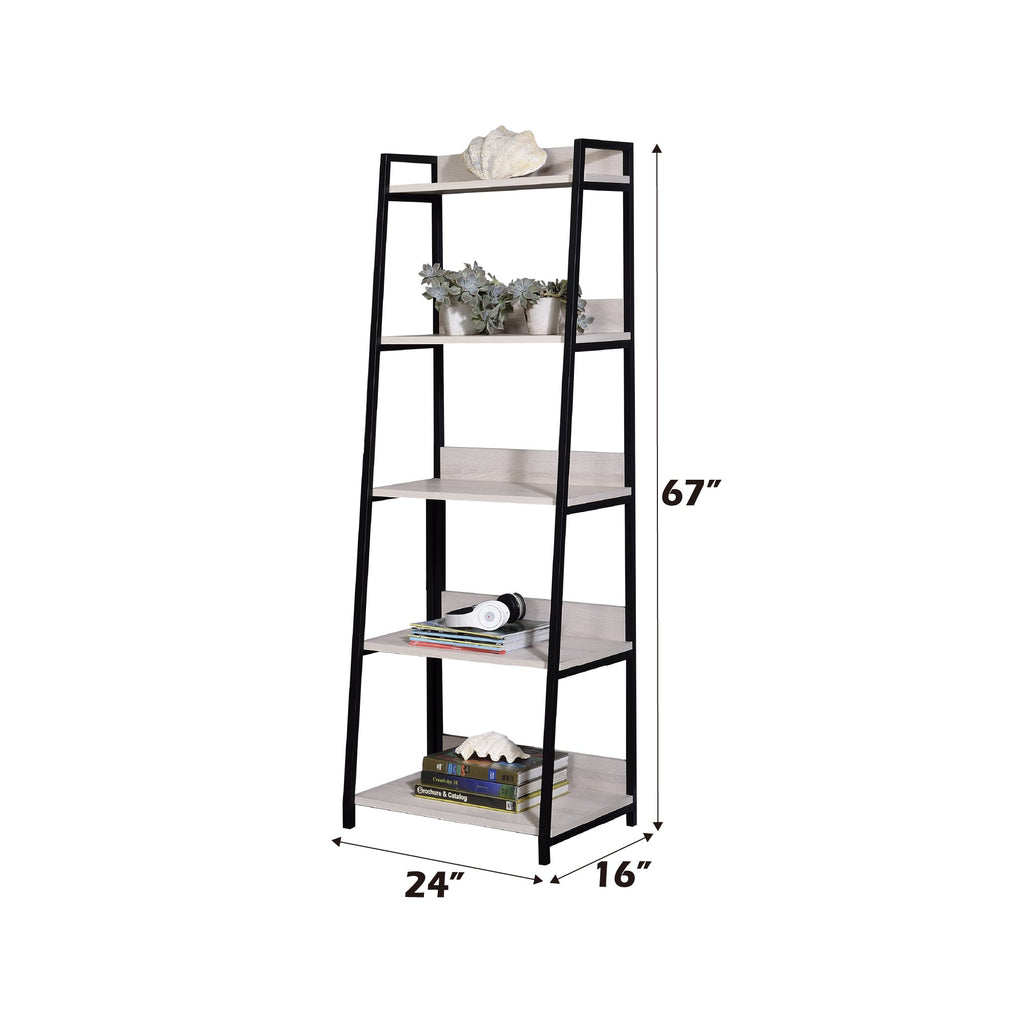 Wendral Natural & Black Finish 24"W Bookshelf