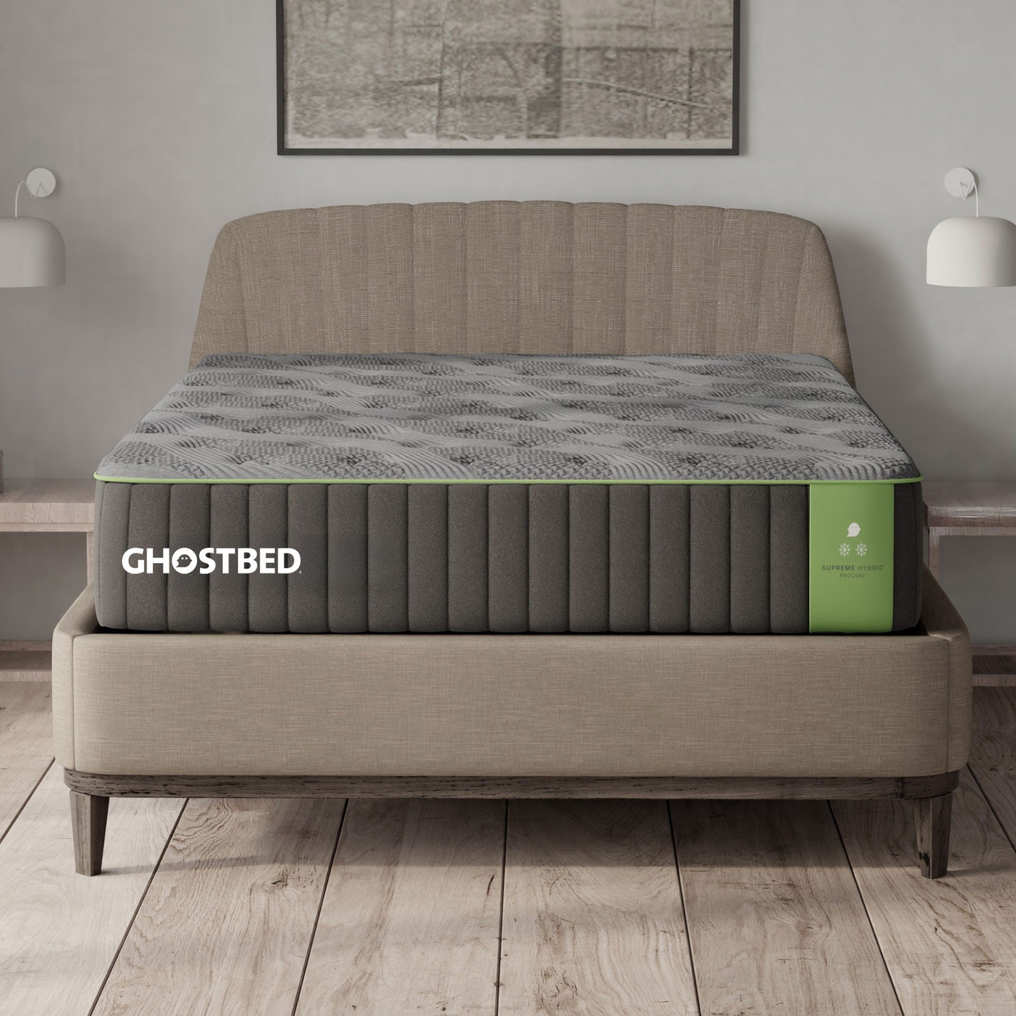 Supreme 12" Hybrid Mattress With Plush Quilted Cooling Foam Design