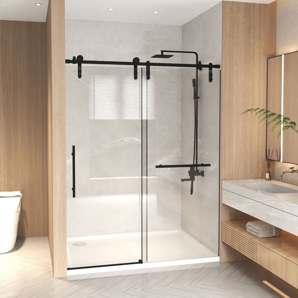 Frameless Sliding Bathtub Door With Frame
