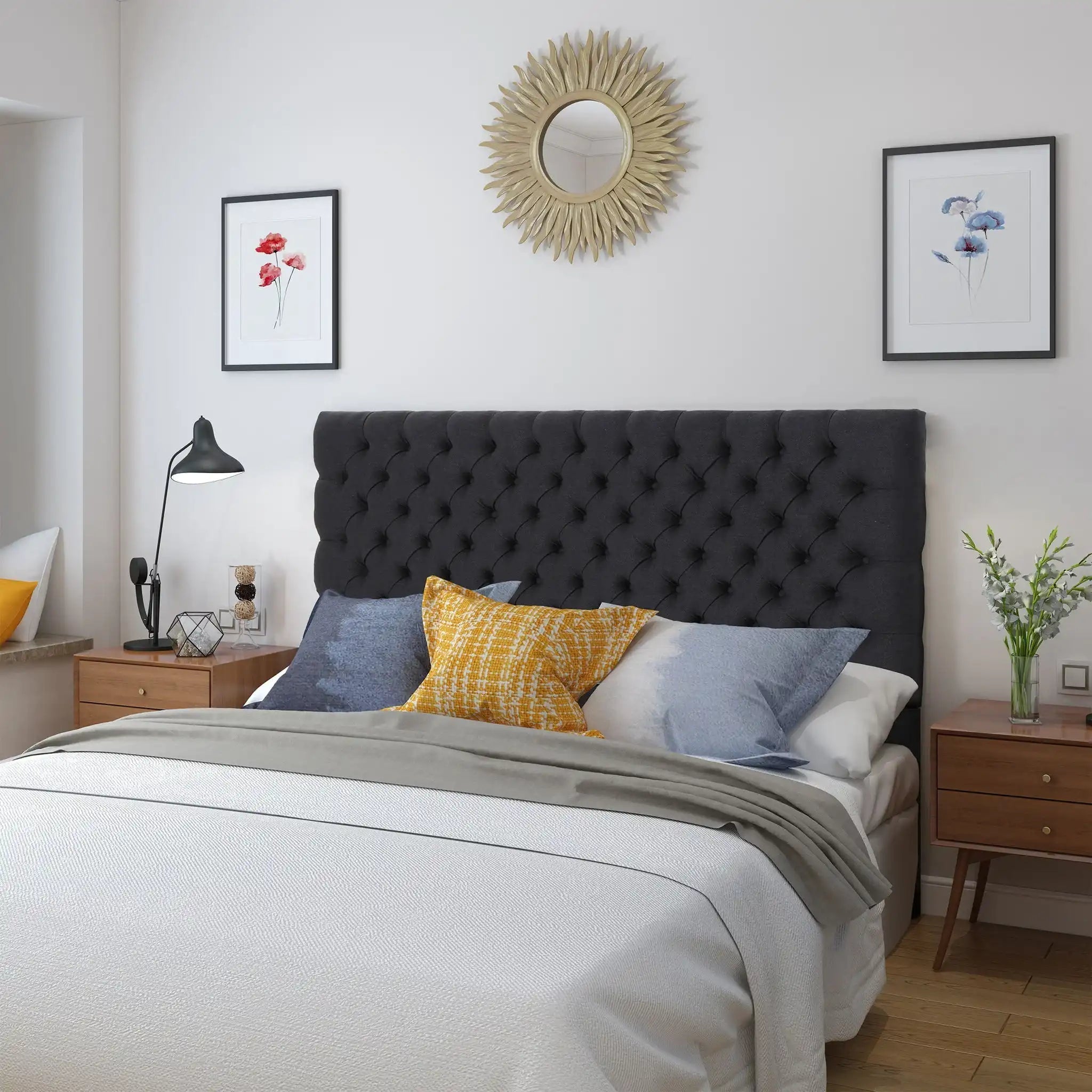 Annecy Contemporary Upholstered Headboard