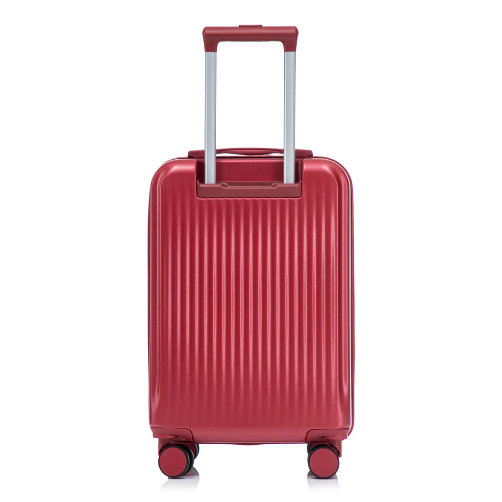 14'/20' 2 pcs ABS Spinner Wheel Luggage Set with Combination Lock and Front Opening Design