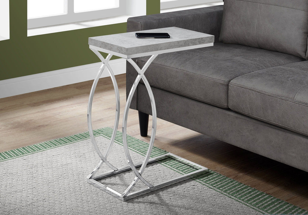 Accent Table, C-Shaped, Contemporary & Modern Design