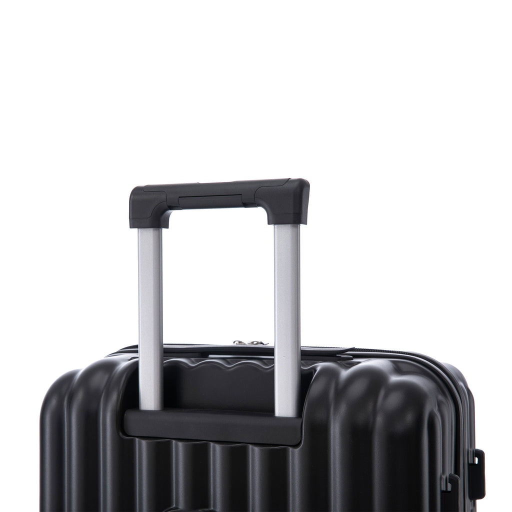 20" / 24" / 28" 3 Pieces / Set Spinner Wheel Luggage, Carry On Suitcase, With Cup Holder & USB Port & Phone Holder