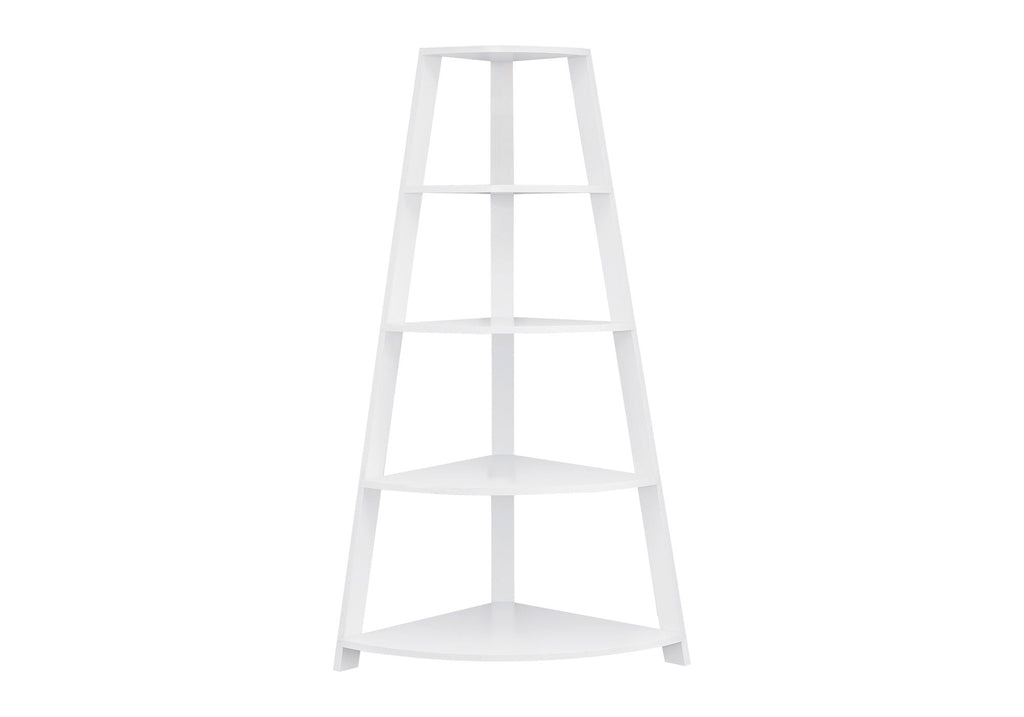 4-Tier Corner Bookshelf, Modern & Contemporary Style