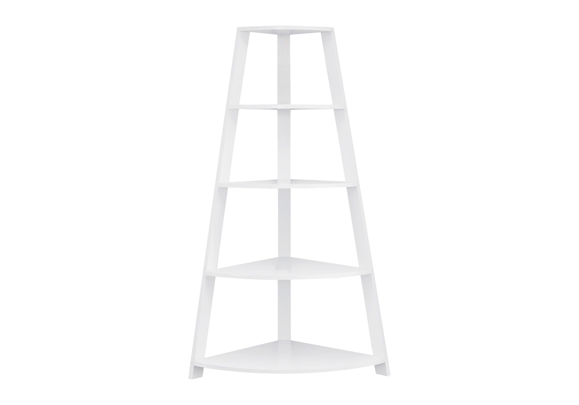 4-Tier Corner Bookshelf, Modern & Contemporary Style