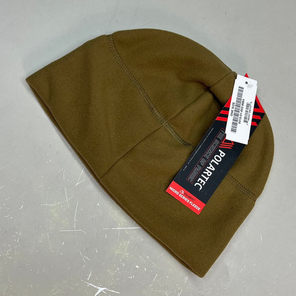 POLARTECK Classic Micro Series Fleece Winter Hat One Sz Coyote 8415-01-502-9864