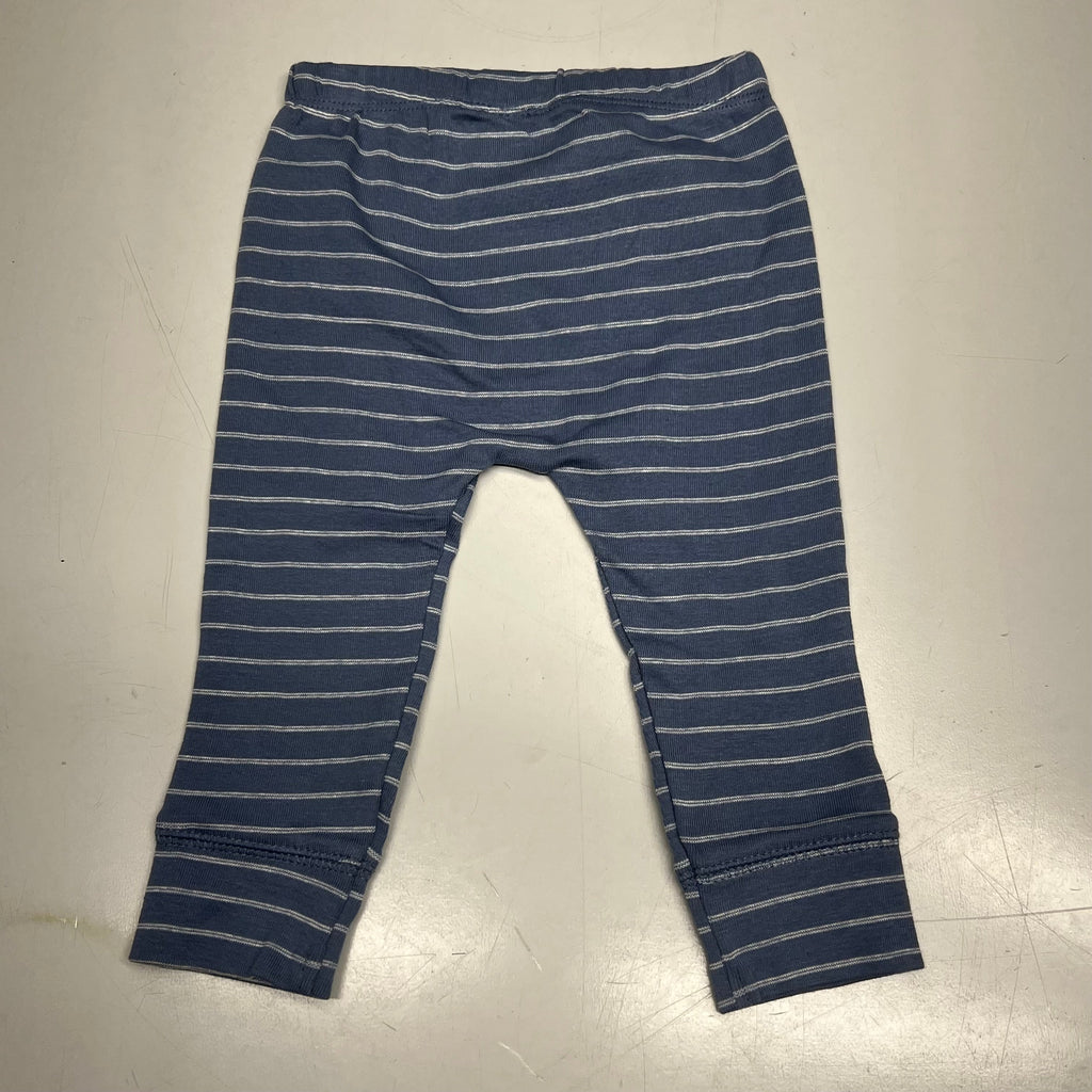 CARTERS (SET OF 2) Pull-On 100% Cotton Pants Baby Boy's Sz 6M Blue 1S99510