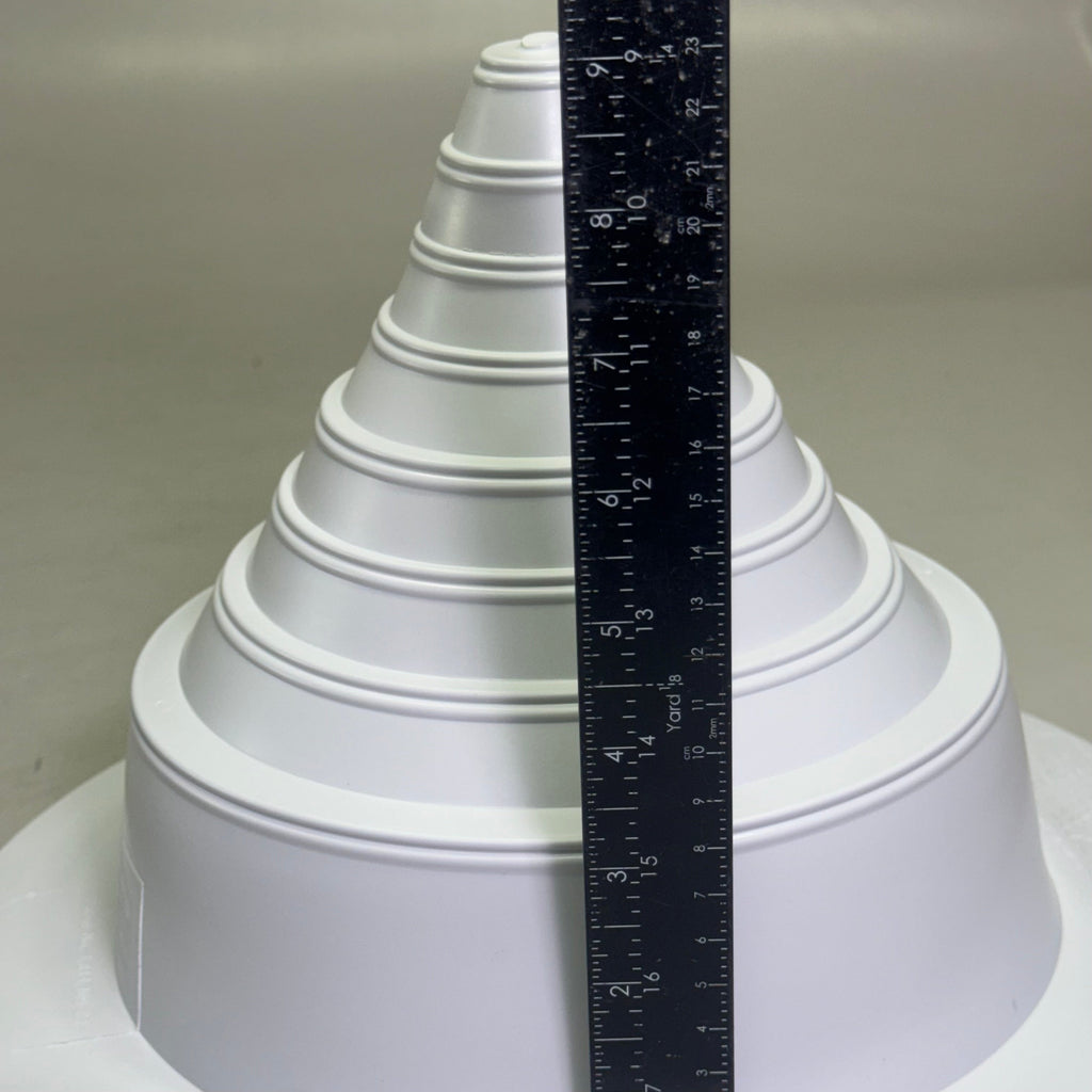 HIBERLITE DC671 Cool Roof Gray Pipe Boot 3/4" x 8", White DC671