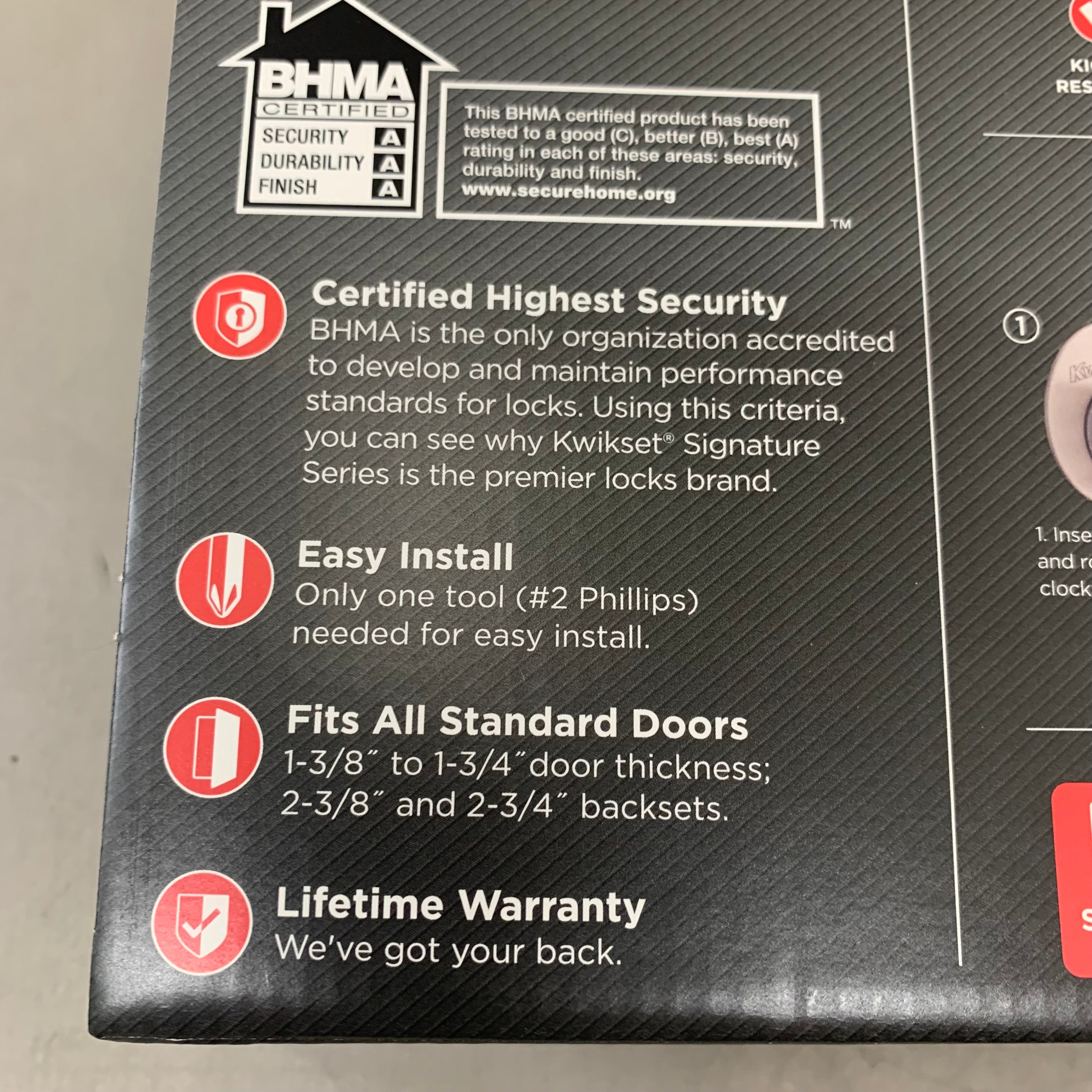 KWIKSET Entry Door Knob & Single Cylinder Deadbolt Combo 1-3/8" to 1-3/4 Door Thickness Juno Polished 99910-032