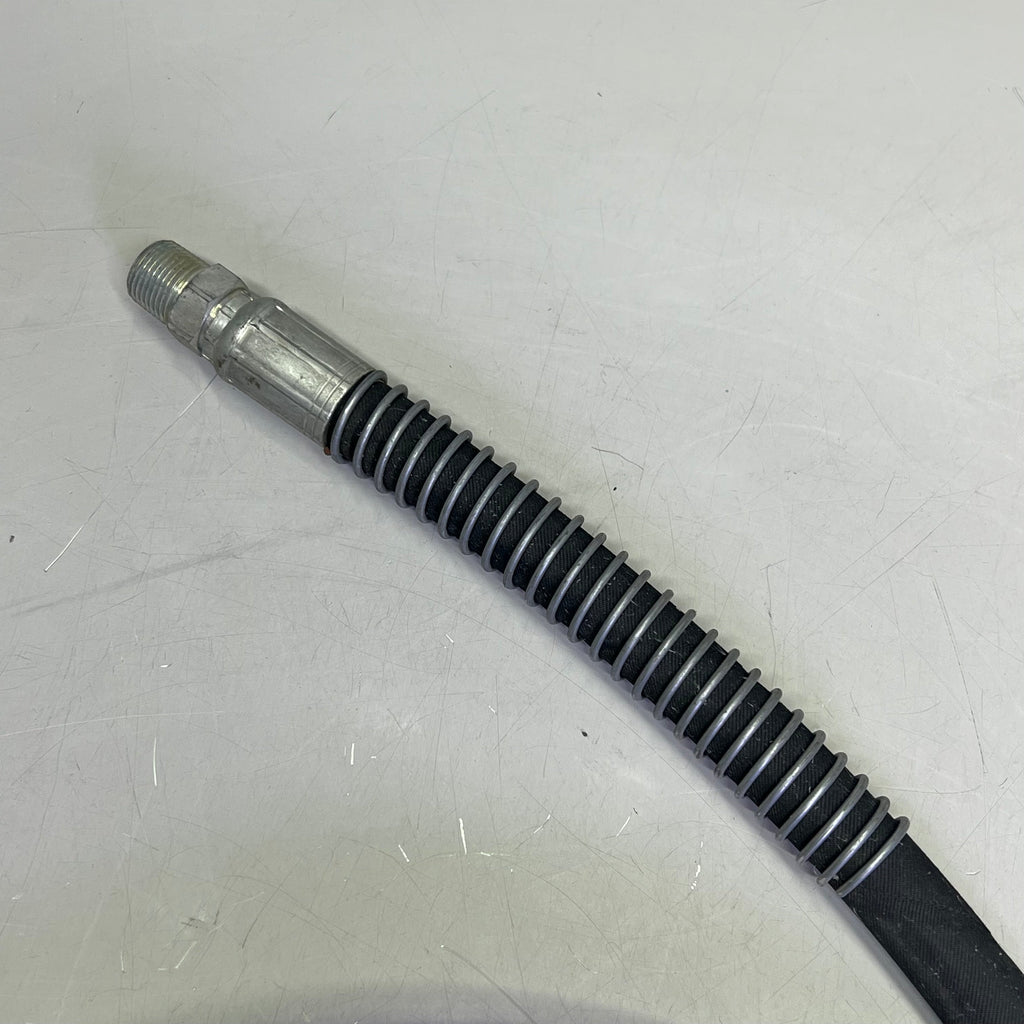 FLEXTRAL Hydraulic Jack Hose 10,000 PSI WP - 20,000 PSI BP 3/8" x 8' Black HJ-06
