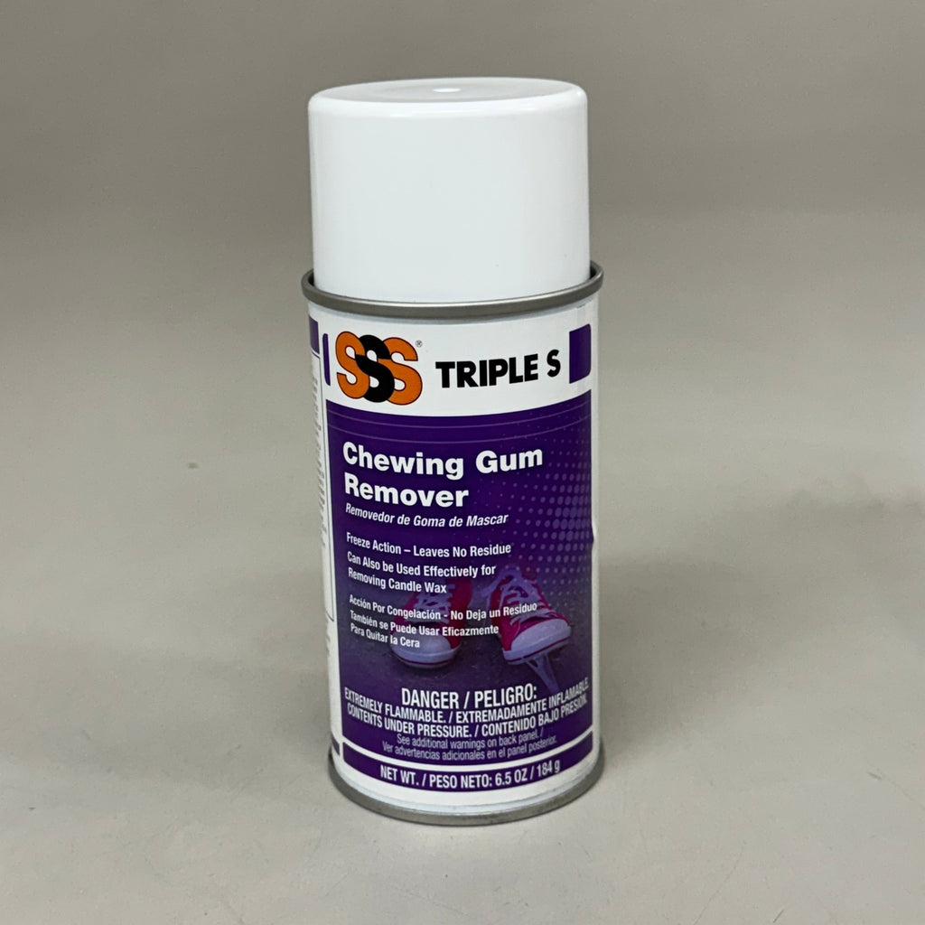 SSS TRIPLE S  (12 PACK) Chewing Gum Remover For Freezing  6.5 oz SSS21224