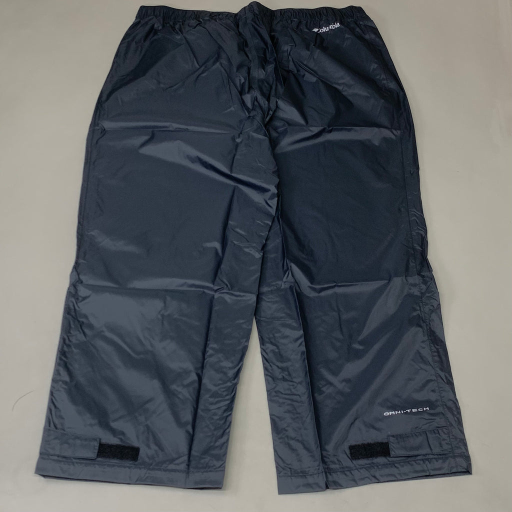 COLUMBIA Rebel Roamer Rain Pant Softshell Men's Sz XXL Inseam 32" Black XM8175-010