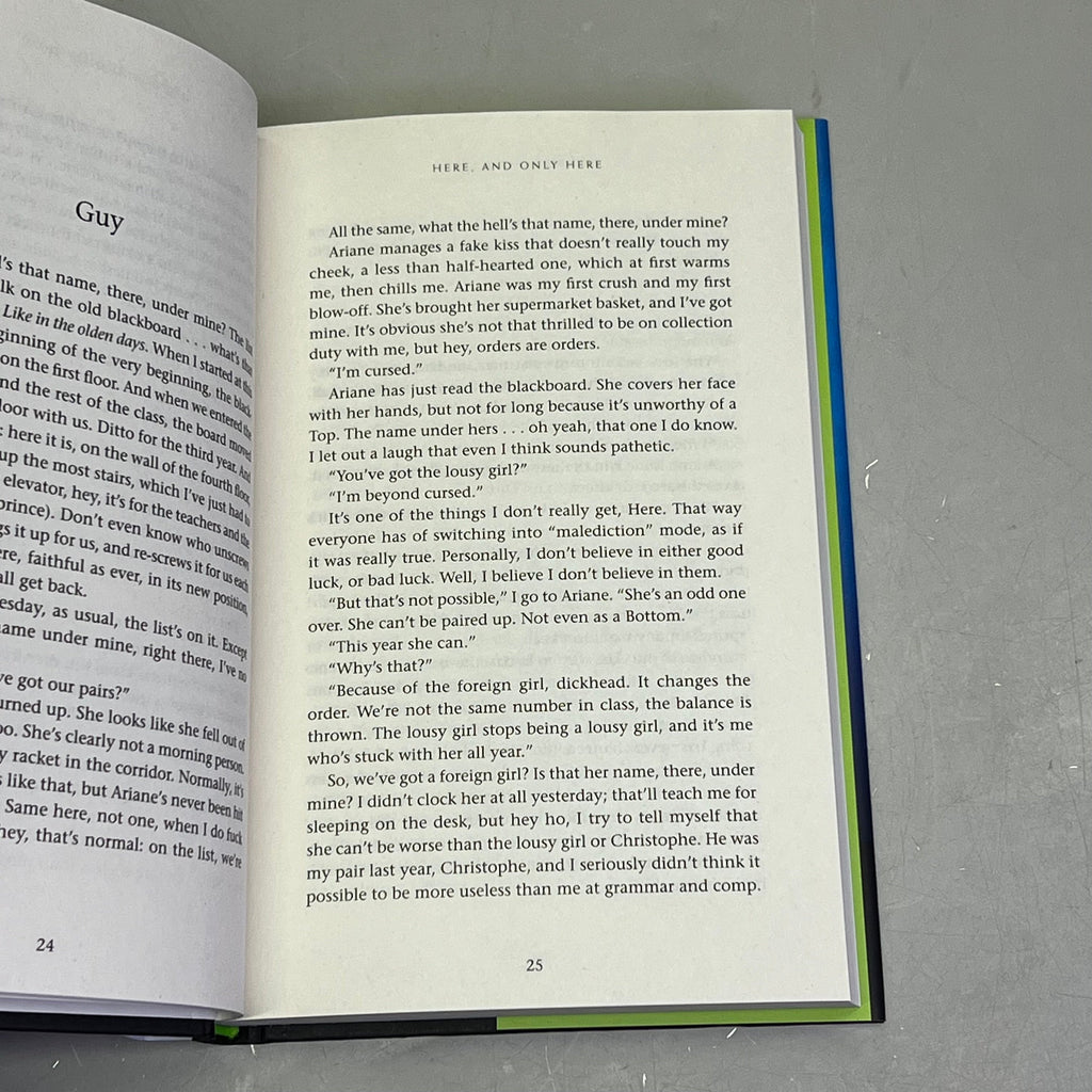 HERE, AND ONLY HERE A Coming Of Age Fiction Novel Hardcover By Christelle Dabos