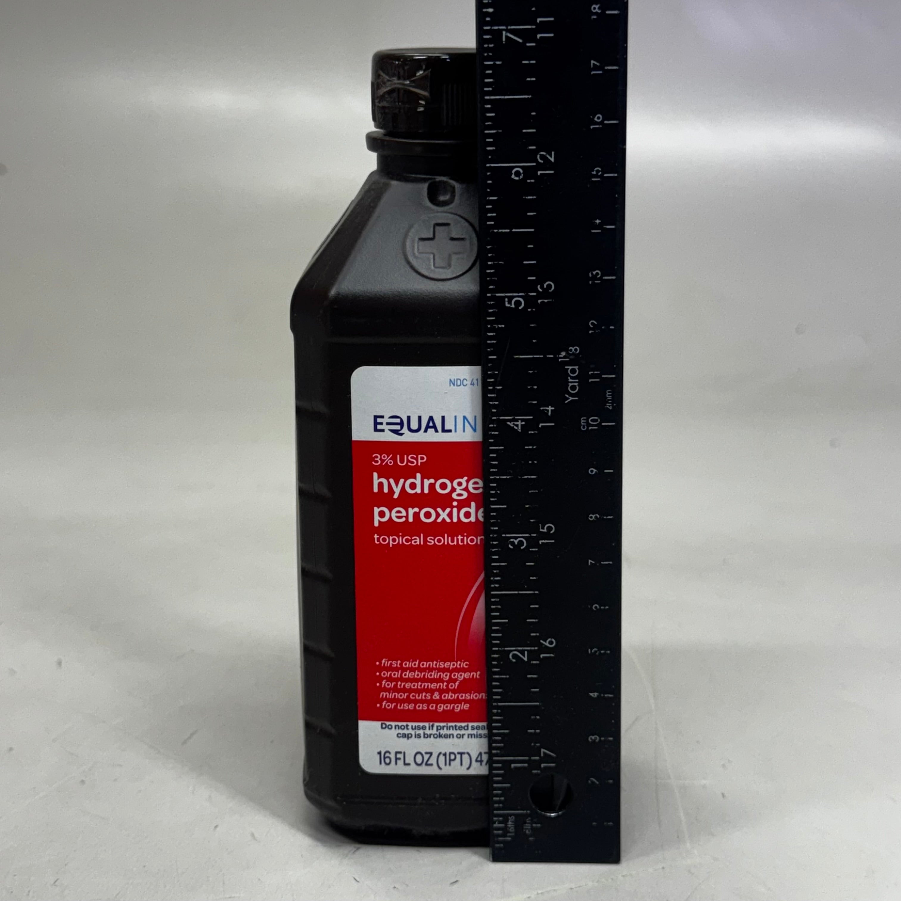EQUALINE (12 PACK) 3% USP Hydrogen Peroxide Topical Solution 16 fl oz BB 02/27