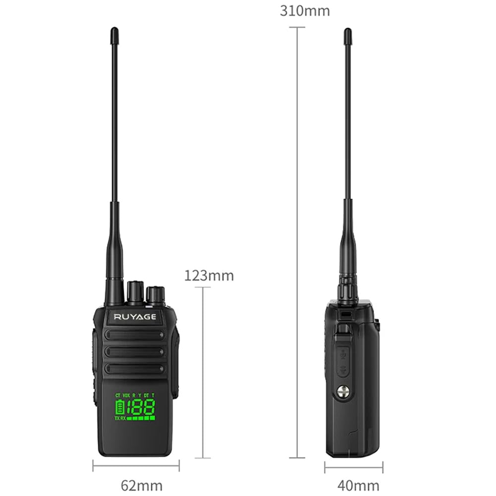 RUYAGE T40 IP67 Waterproof VHF Walkie Talkie Radio