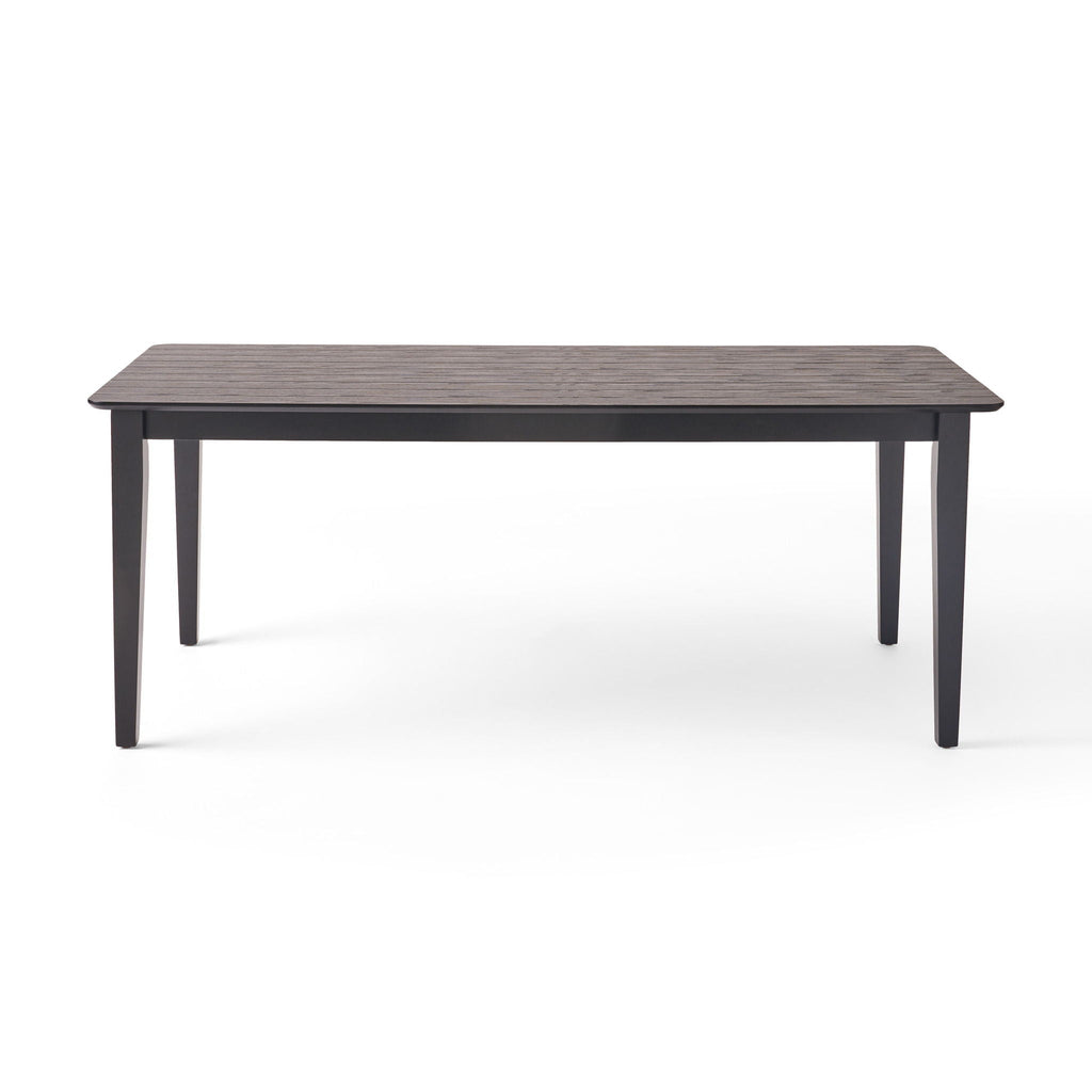 Farmhouse Charm Dining Table With Square Leg